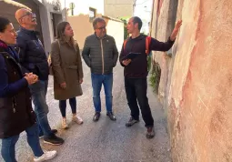  L'artista Luigi Ciotti ha illustrato al sindaco e ai componenti della giunta parte del suo lavoro